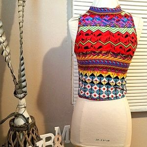 🆕 Crop top  multicolor